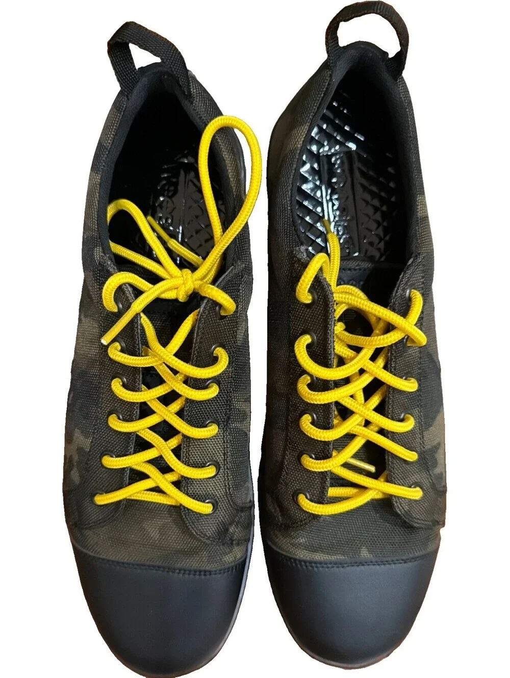 Woobies Mod-1 Jungle Camo Casual Tactical Shoes Yellow Laces Men's Size 12 NWOT